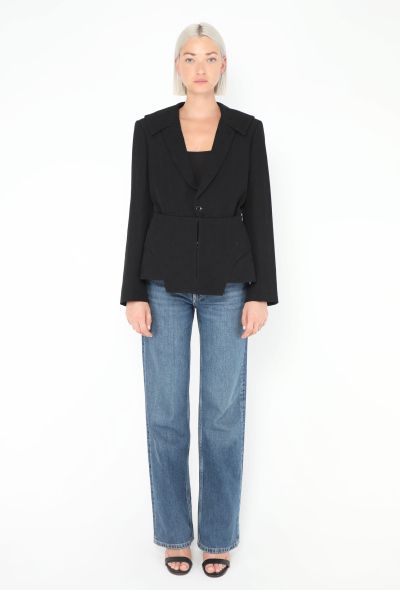 Comme des Garçons 2001 Deconstructed Twill Blazer - 2