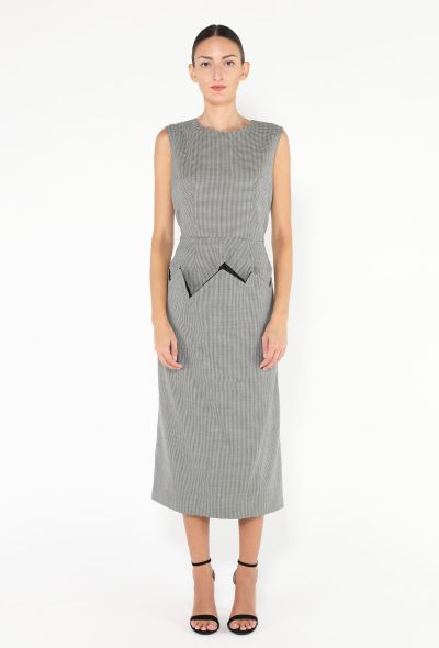 Comme des Garçons 2019 Houndstooth Midi Dress - 1