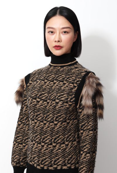                                         Collector F/W 2000 Cashmere Fur Sweater-1