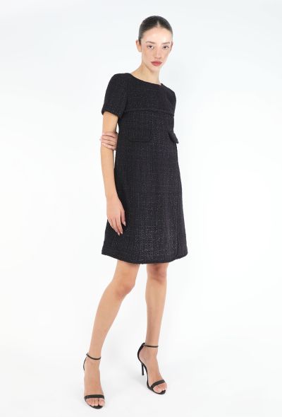 Chanel A-Line Tweed Shift Dress - 1