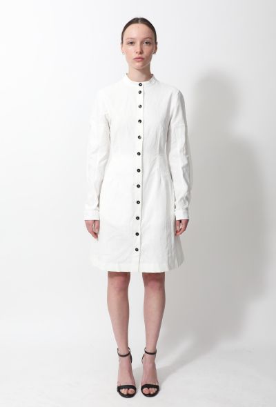                             2020 Linen Shirt Dress - 1