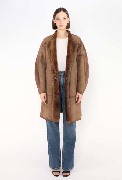 Alaïa ULTRA RARE F/W 1982 Shearling-Lined Coat - 1 Alaïa ULTRA RARE F/W 1982 Shearling-Lined Coat - 1
