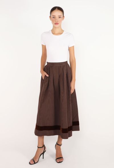 Saint Laurent Russian Moire Skirt, F/W 1977 - 1