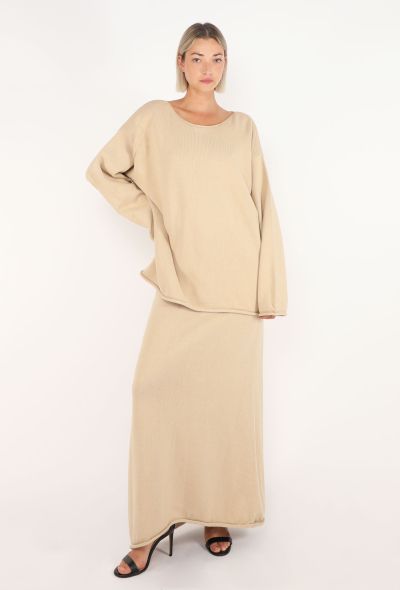 The Row Calas Oversized Knit Ensemble, S/S 2023 - 1
