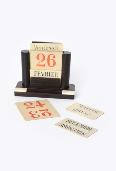 Vintage Objects & Decor 1930s Art Deco Perpetual Calendar - 2 Vintage Objects & Decor 1930s Art Deco Perpetual Calendar - 2