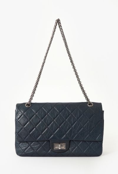 Chanel Blue 2.55 Jumbo Flap Bag - 1