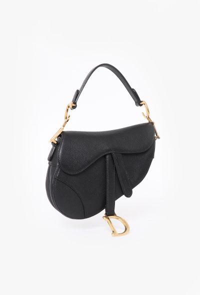 Dior Black Mini Saddle Bag - 2 Dior Black Mini Saddle Bag - 2