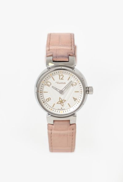 Louis Vuitton Steel Tambour New Wave Watch - 1 Louis Vuitton Steel Tambour New Wave Watch - 1