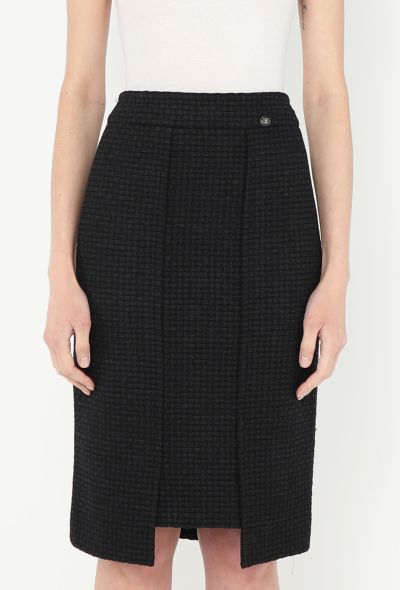 Chanel 2014 Paris-Singapore Bouclé Tweed Skirt - 2