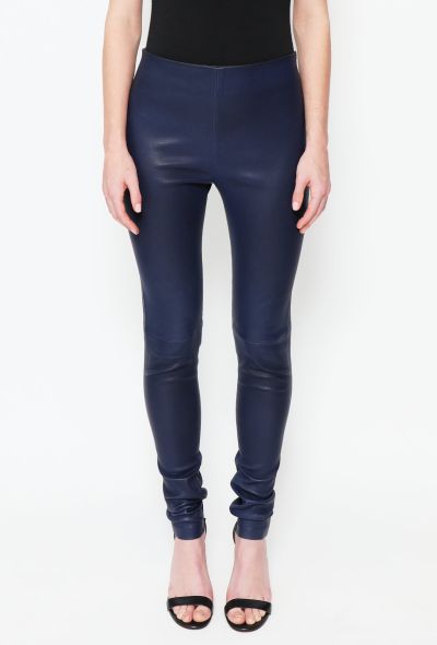                             Ultra Skinny Leather Pants - 2