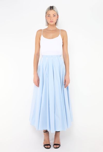 Alaïa 2022 Panelled Cotton Skirt - 1