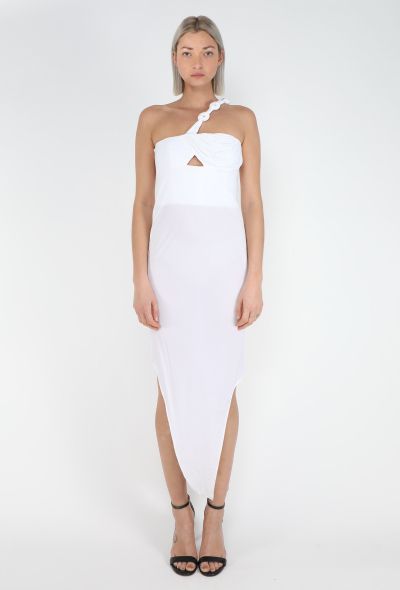 Helmut Lang Spring 2005 Knotted Halter Dress - 1