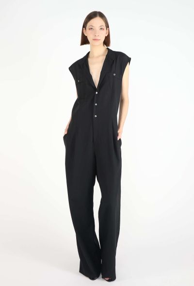 Alexander McQueen Late '90s Sleeveless Cotton Jumpsuit - 2