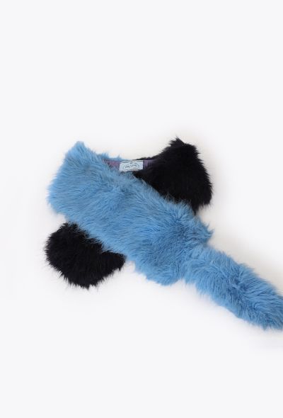 Prada S/S 2011 Faux Fur Stole - 1 Prada S/S 2011 Faux Fur Stole - 1