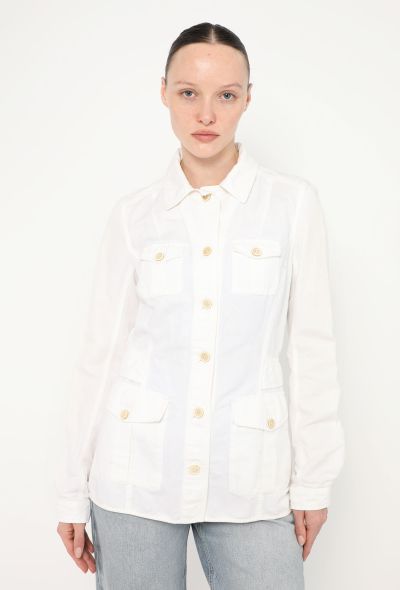Prada Linea Rossa Denim Utility Overshirt - 1 Prada Linea Rossa Denim Utility Overshirt - 1