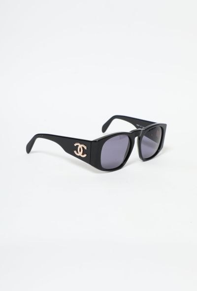                                         '90s Lacquered 'CC' Sunglasses-1
