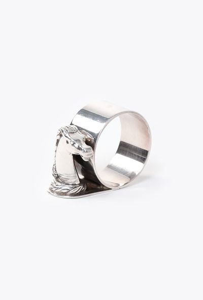 Hermès 1960s Ravinet d'Enfert Silver Napkin Ring - 1 Hermès 1960s Ravinet d'Enfert Silver Napkin Ring - 1