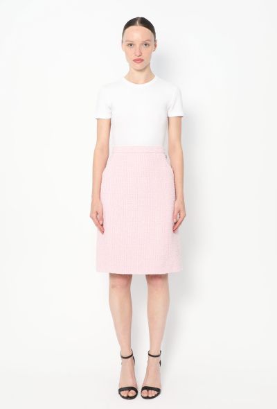 Chanel 2020 Frayed Tweed Skirt - 1 Chanel 2020 Frayed Tweed Skirt - 1
