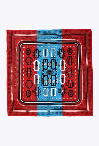 Hermès 2019 'Bovclerie' 55cm Silk Carré - 1