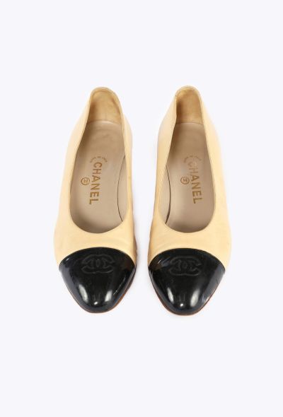 Chanel Vintage Cap Toe Pumps - 2