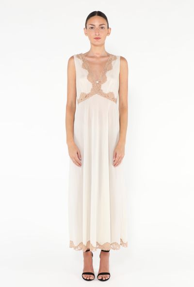 Emilio Pucci '60s Lace Trim Slip Dress - 1