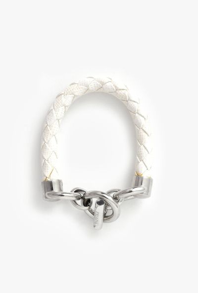 Prada Saffiano Leather Toggle Bracelet - 2 Prada Saffiano Leather Toggle Bracelet - 2