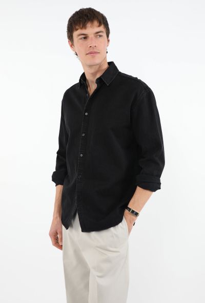 Saint Laurent 2024 Washed Denim Overshirt - 2