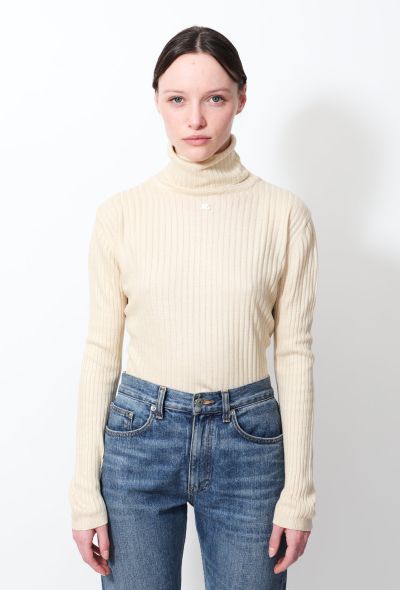                                         '60s Ribbed Turtleneck Sweater-1