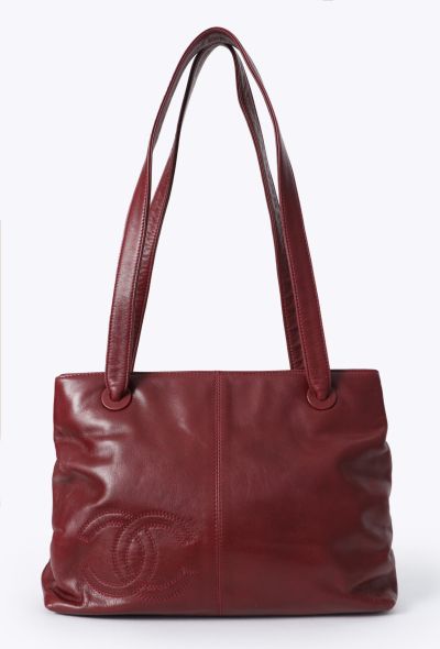 Chanel Vintage CC Shopping Tote Bag - 1 Chanel Vintage CC Shopping Tote Bag - 1