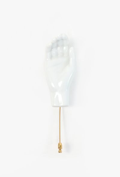 Céline COLLECTOR S/S 2015 Porcelain Hand Brooch - 1 Céline COLLECTOR S/S 2015 Porcelain Hand Brooch - 1