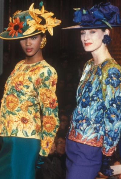 Saint Laurent 1988 Goossens' Sunflower Clip Earrings - 2