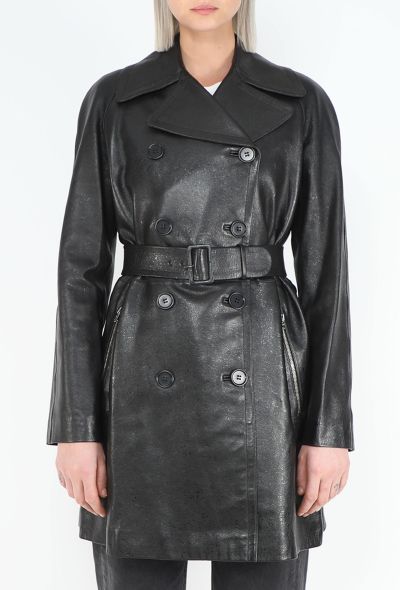 Alaïa 2011 Lambskin Belted Trench - 1