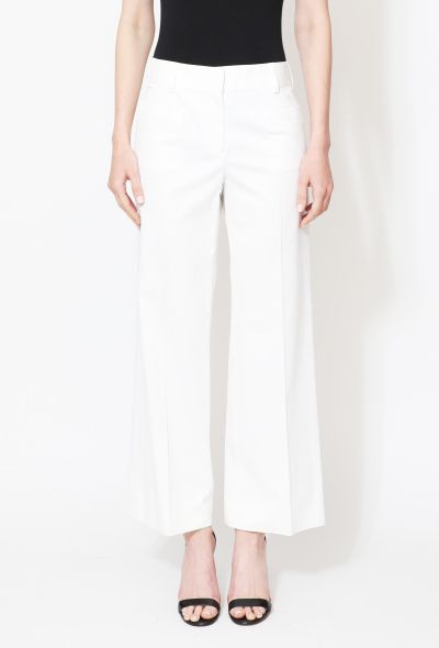                             Flared 'CC' Cotton Trousers - 2