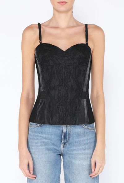 Balenciaga Resort 2009 Lace Embroidered Corset - 1