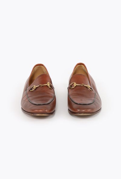 Gucci Vintage Leather Horsebit Loafers - 2
