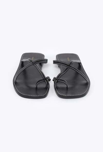 The Row 2024 Link Leather Strap Sandals - 2
