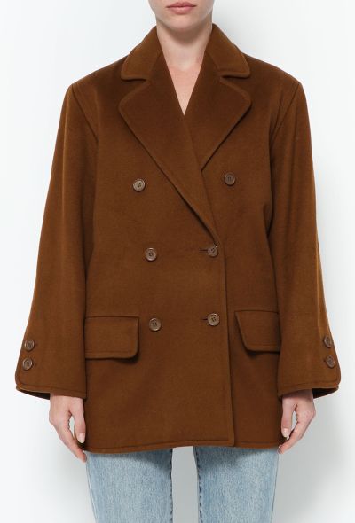 Saint Laurent ‘70s Double-Breasted Wool Jacket - 1