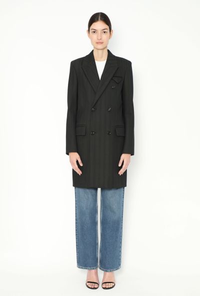 Bottega Veneta Pre-Fall 2021 Tailored Chevron Coat - 1 Bottega Veneta Pre-Fall 2021 Tailored Chevron Coat - 1