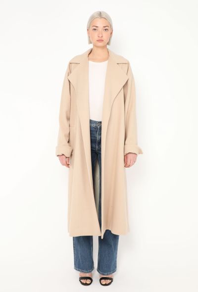 Dior Vintage Belted Twill Coat - 2 Dior Vintage Belted Twill Coat - 2