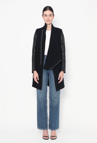 Rick Owens Draped Cashmere Coat - 1 Rick Owens Draped Cashmere Coat - 1