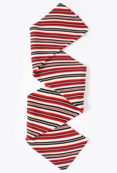 Balenciaga 2007 Tricolor Knit Scarf - 2