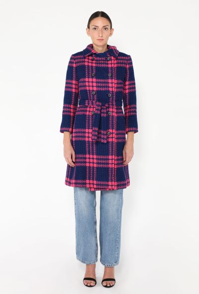 Lord & Taylor 1960s Houndstooth Tweed Coat - 2