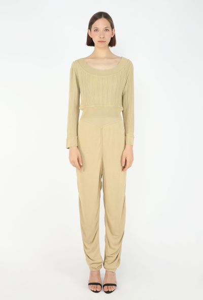 Alaïa 1987 Ribbed Jersey Ensemble - 1