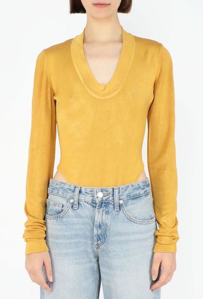 Alaïa Ribbed Jersey Bodysuit, 1990 - 1
