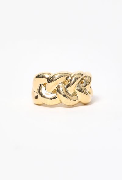 Vintage Fine Jewelry 1980s 18k Yellow Gold Braided Ring - 1 Vintage Fine Jewelry 1980s 18k Yellow Gold Braided Ring - 1
