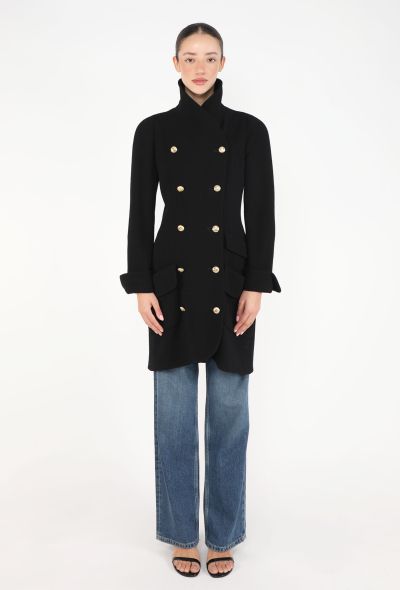 Chanel COLLECTOR 1990 Double-Breasted 'CC' Coat - 1