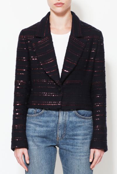 Chanel STUNNING Sequin Tweed Jacket - 1
