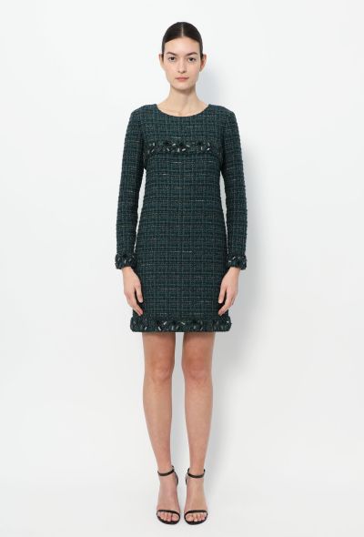 Chanel F/W 2012 Embroidered Tweed Dress - 1
