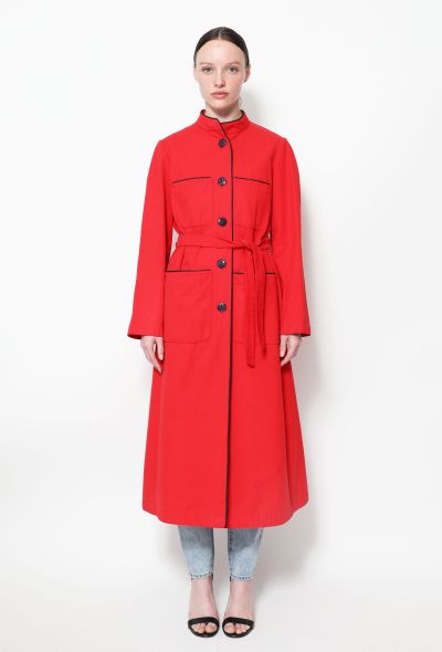                                         '70s Belted Cotton Trench-1