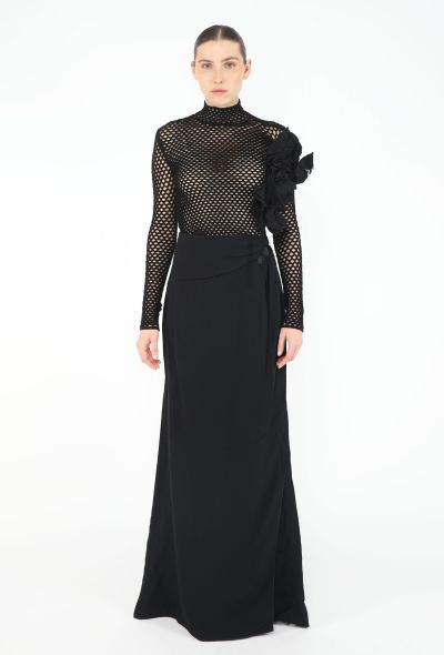 Valentino Collector F/W 2001 Floral Appliqué Ensemble - 1